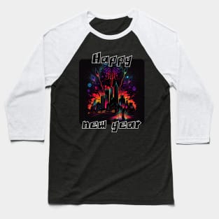 Graffiti Style - Happy New Year 4 (en) Baseball T-Shirt